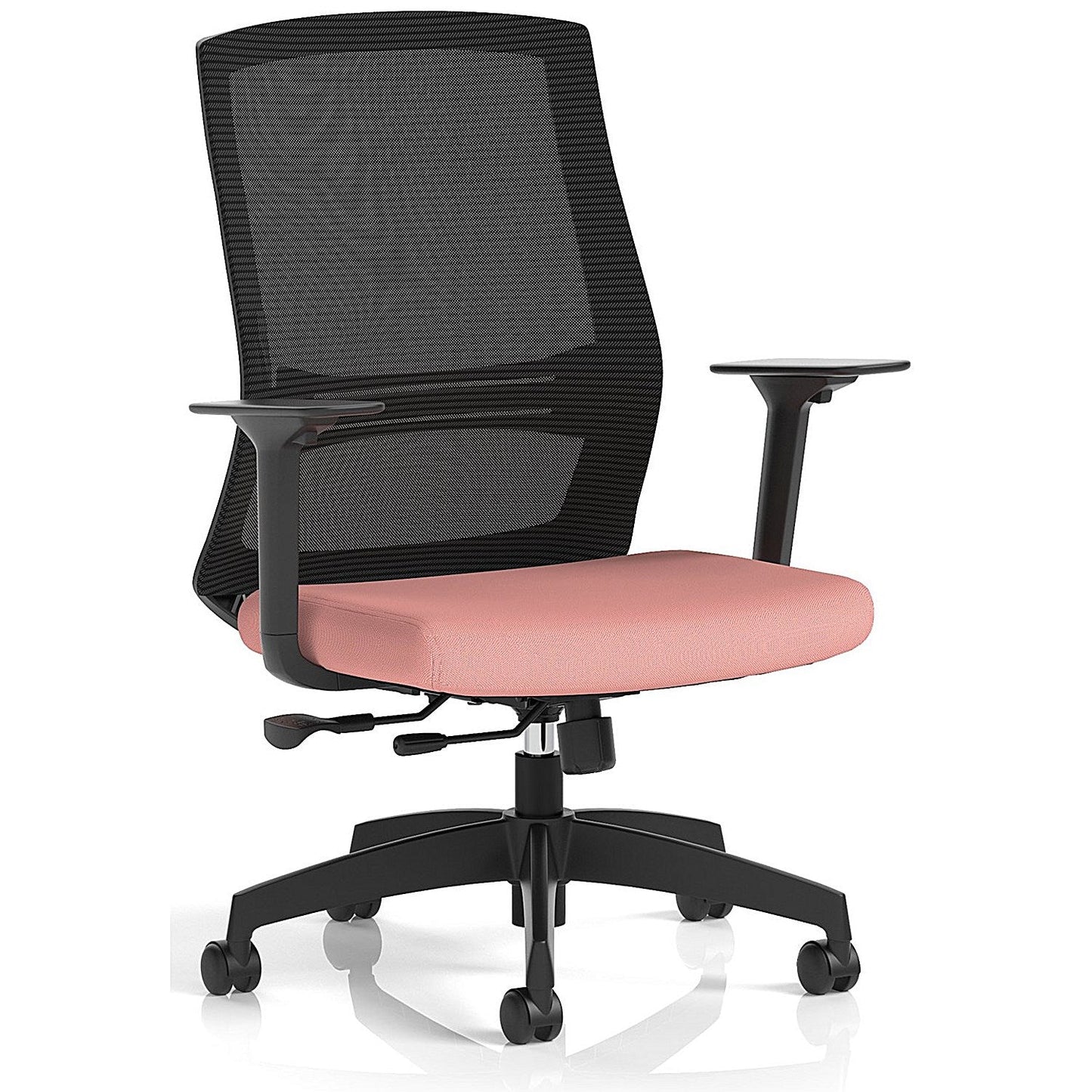 Ventra Mesh Back Task Operator Chair, Height Adjustable Arms, Quest Shrimp Easy2Order : KCUP4427