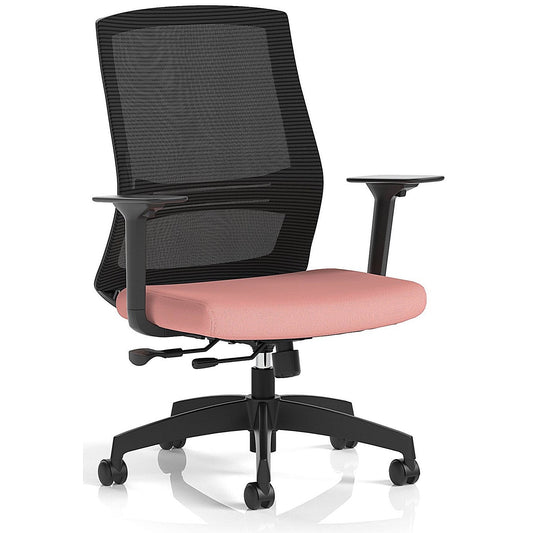 Ventra Mesh Back Task Operator Chair, Height Adjustable Arms, Quest Shrimp Easy2Order : KCUP4427