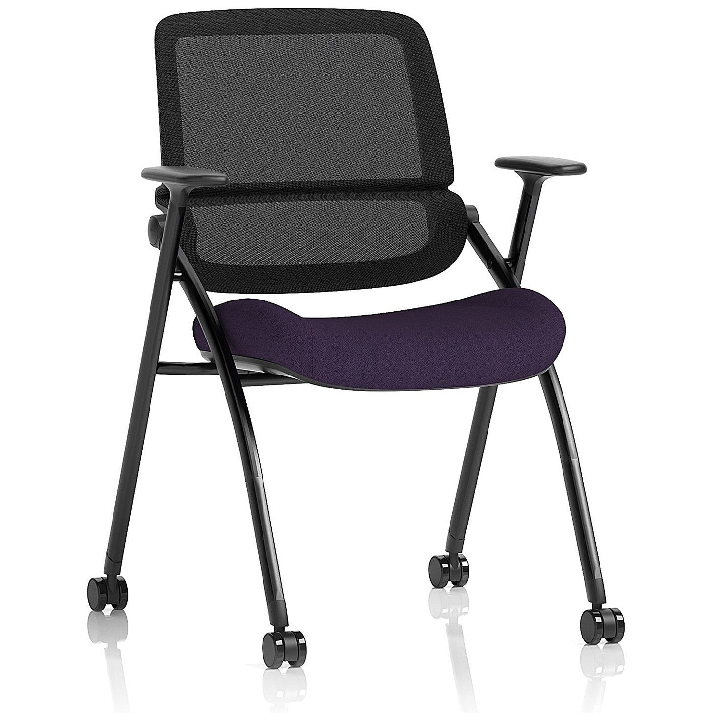 Capra Mesh Back Folding Training Chair, Tansy Purple Easy2Order : KCUP4456