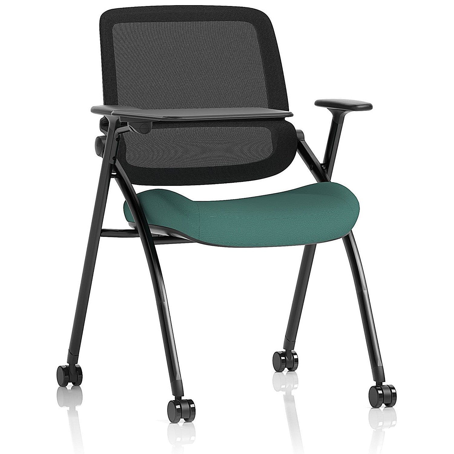 Capra Mesh Back Folding Training Chair With Writing Table, Quest Kelp Easy2Order : KCUP4482