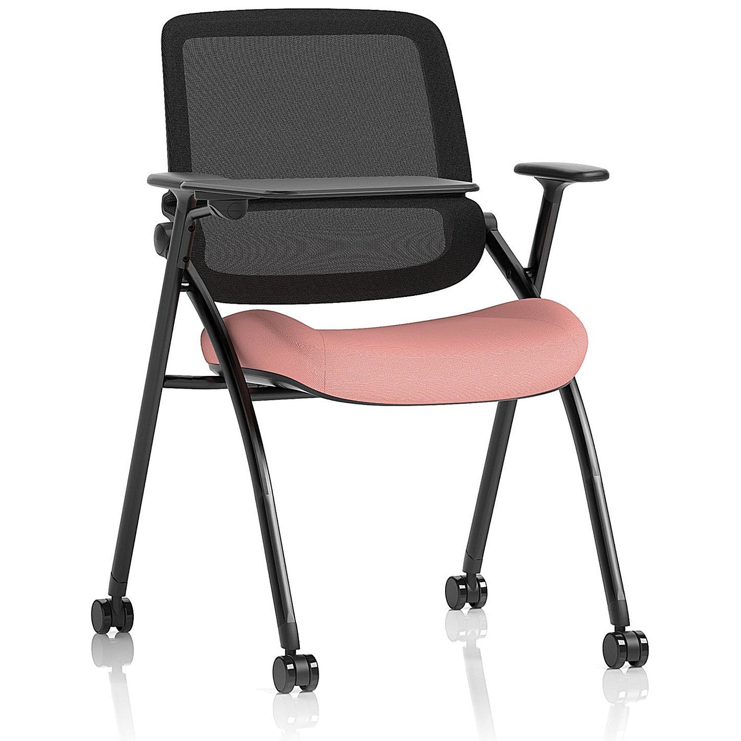 Capra Mesh Back Folding Training Chair With Writing Table, Quest Shrimp Easy2Order : KCUP4487