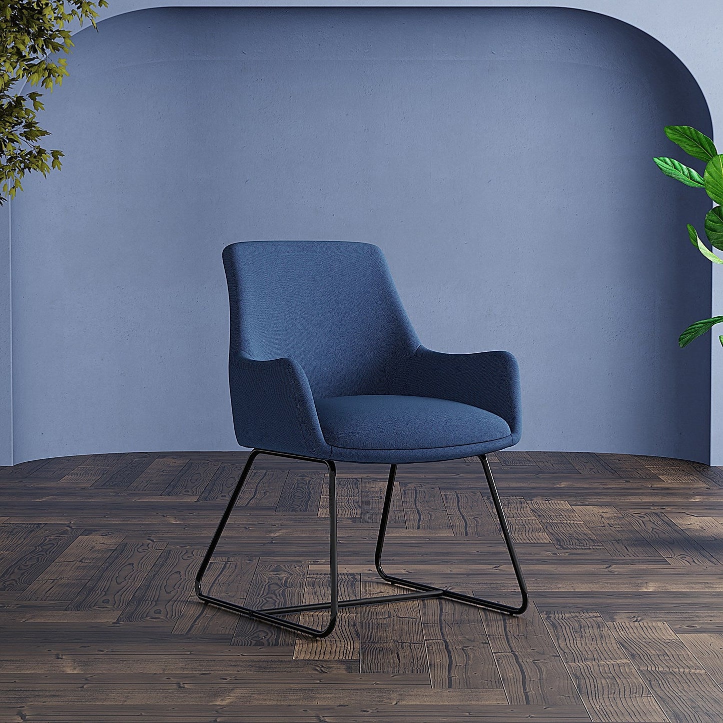 Quote Sled Base Reception Chair, Quest Kelp Easy2Order : KCUP4494