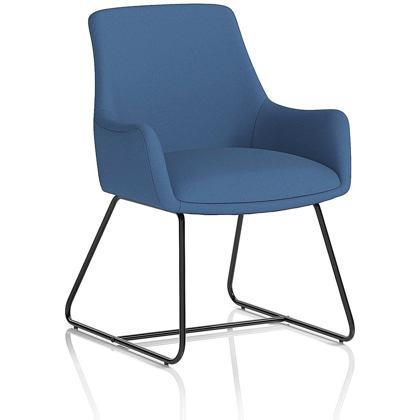Quote Sled Base Reception Chair, Quest Limpet