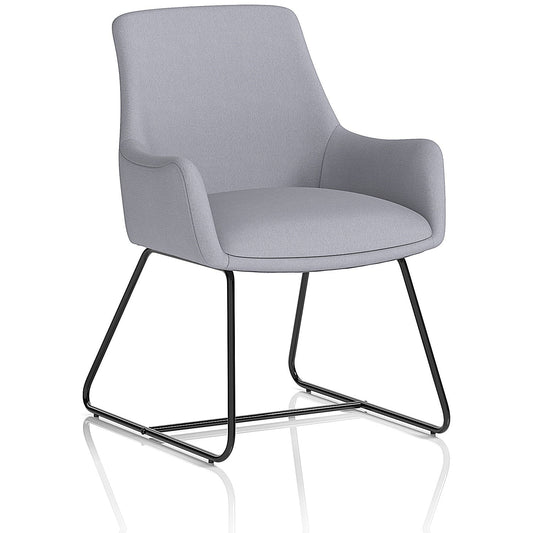 Quote Sled Base Reception Chair, Quest Shell