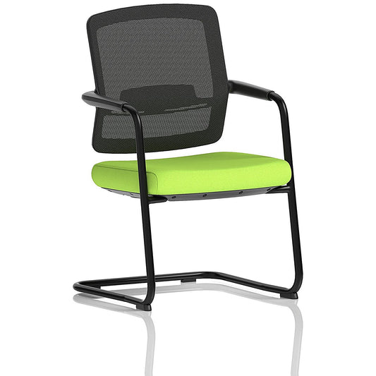 Flint Mesh Back Cantilever Chair, Myrrh Green Easy2Order : KCUP4504