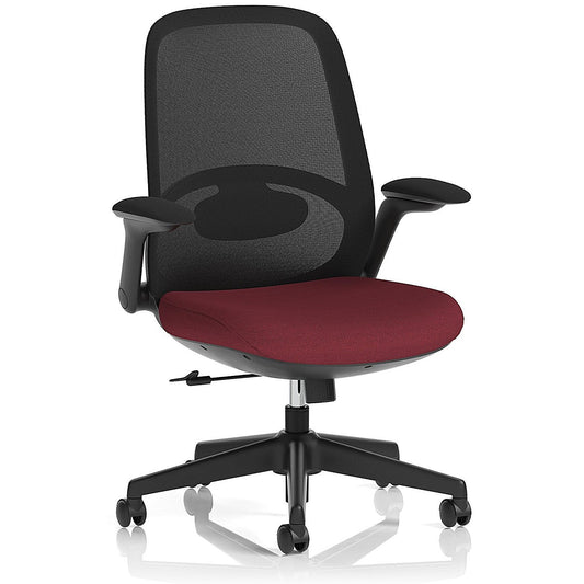 Crew 2 Task Operator Mesh Back Chair, Folding Arms, Ginseng Chilli Easy2Order : KCUP4542