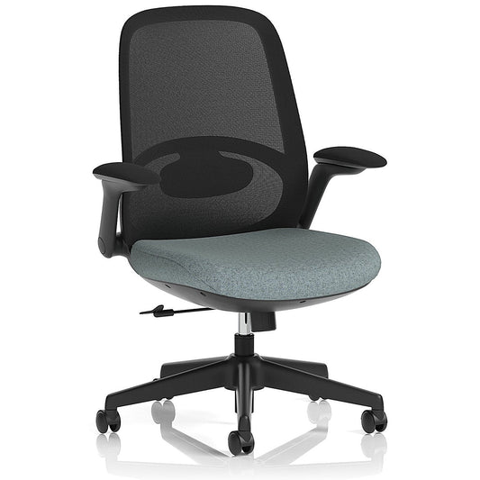 Crew 2 Task Operator Mesh Back Chair, Folding Arms, Rivet Tensile Easy2Order : KCUP4552
