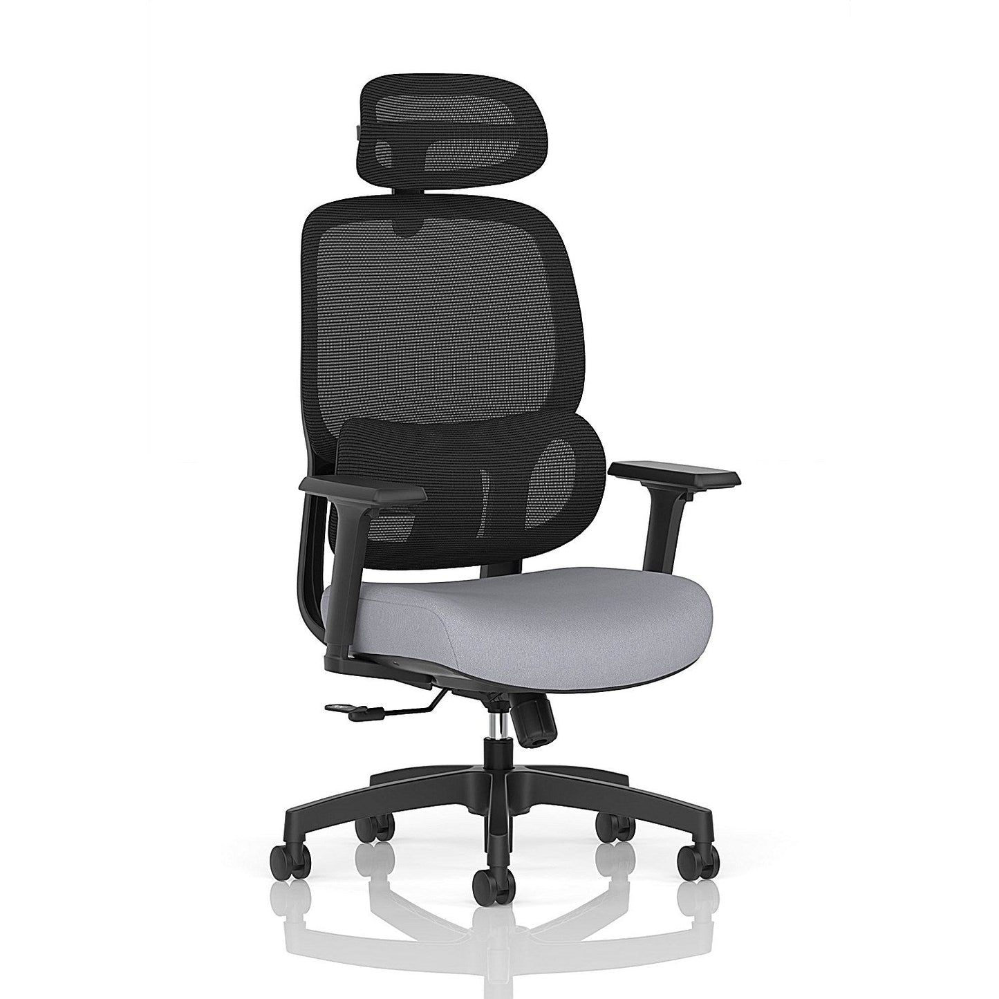 Rowan Mesh Back Chair With Headrest, Height Adjustable Arms, Quest Shell Easy2Order : KCUP4578