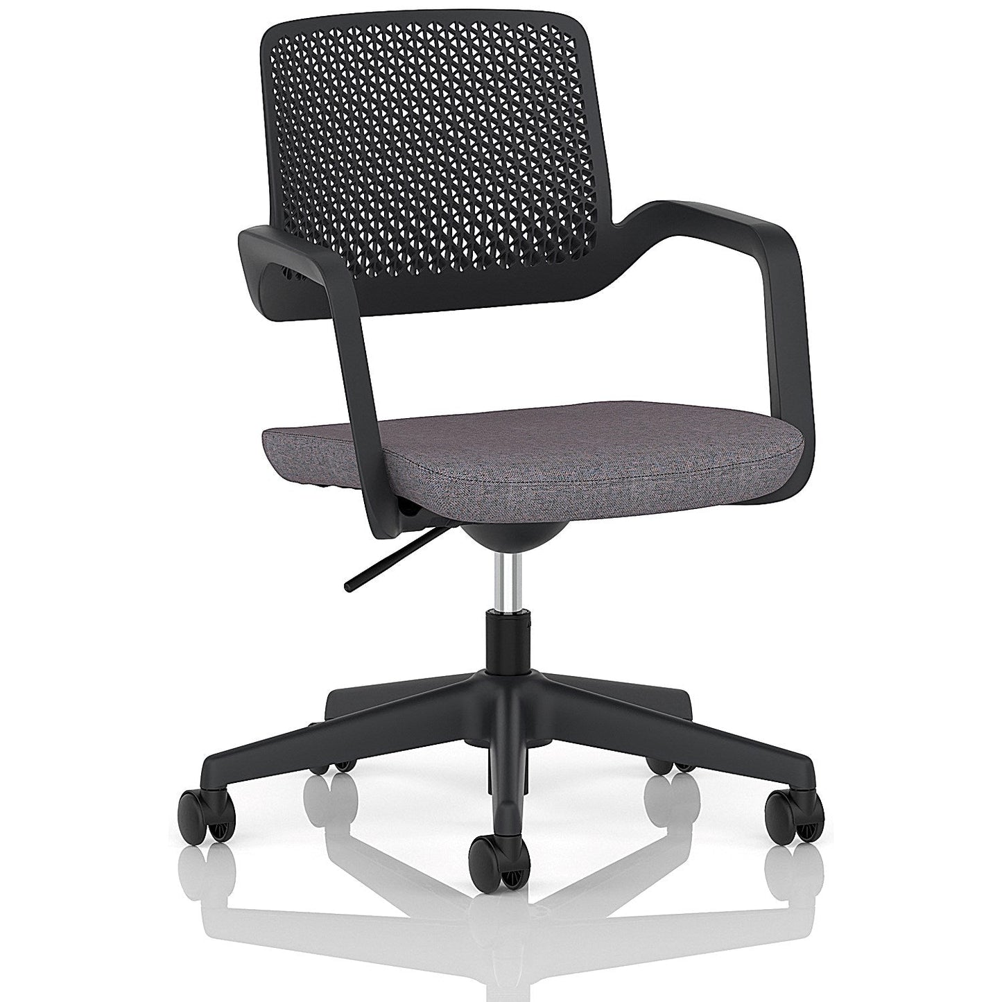 Cosmo Task Operator Chair Black Frame Bespoke Colour Seat Rivet Fuse Easy2Order : KCUP4734