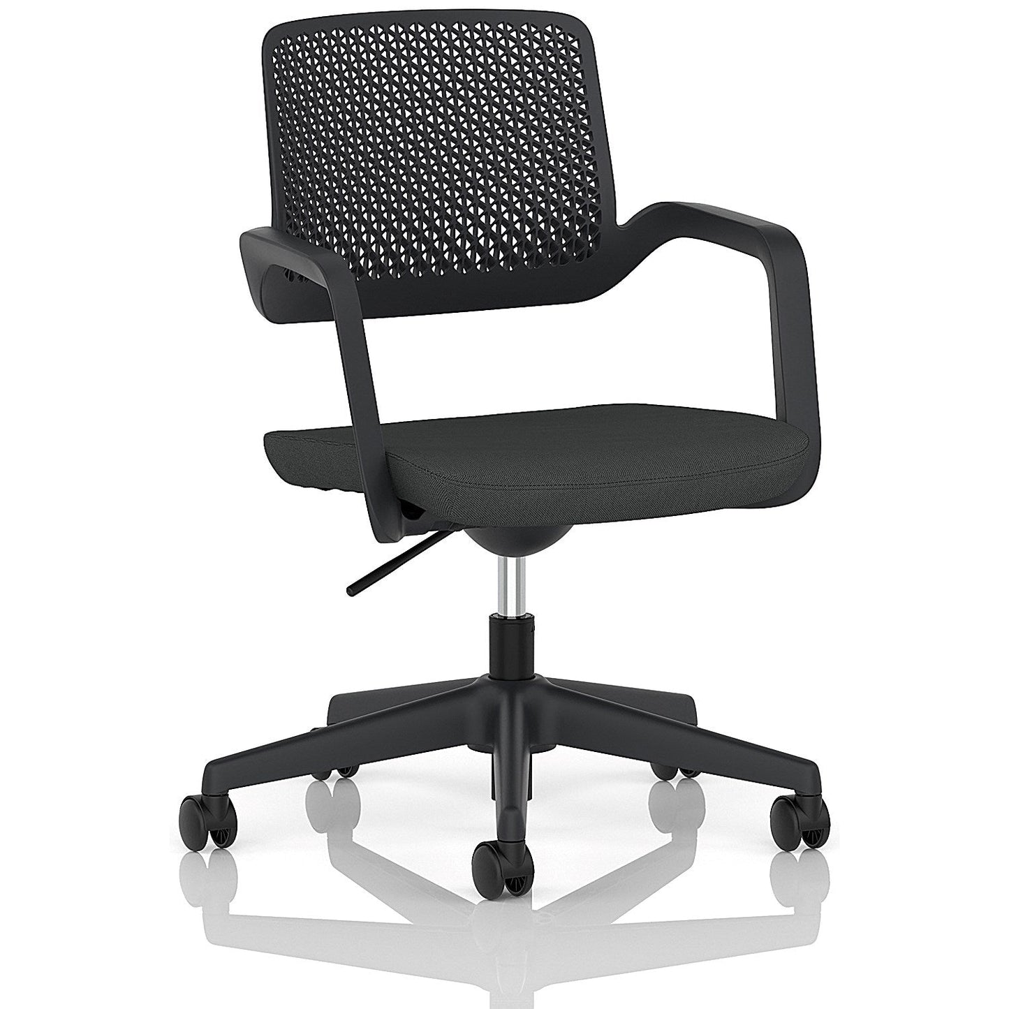 Cosmo Task Operator Chair Black Frame Bespoke Colour Seat Quest Mussel Easy2Order : KCUP4740