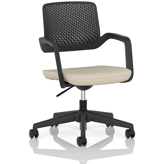 Cosmo Task Operator Chair Black Frame Bespoke Colour Seat Quest Salt Easy2Order : KCUP4741
