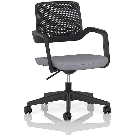 Cosmo Task Operator Chair Black Frame Bespoke Colour Seat Quest Shell Easy2Order : KCUP4742