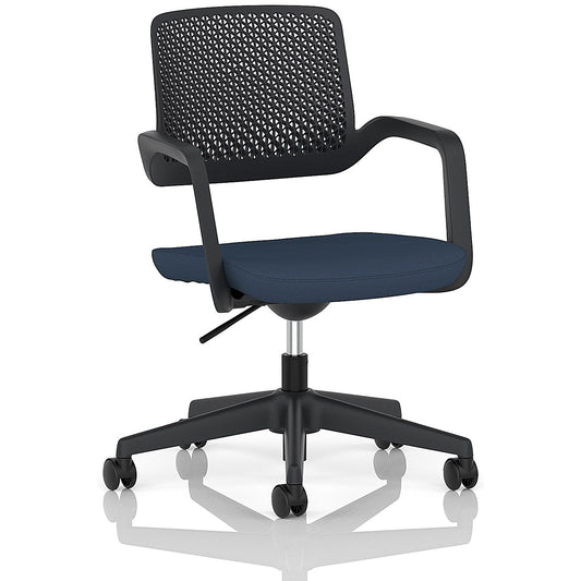 Cosmo Task Operator Chair Black Frame Bespoke Colour Seat Quest Whelk Easy2Order : KCUP4744