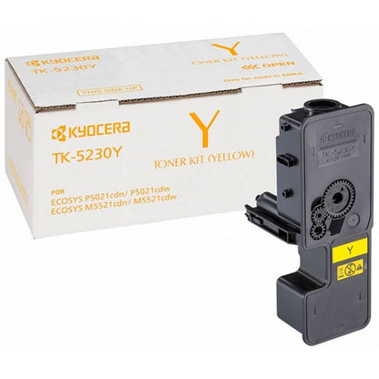 Kyocera TK5230Y Toner Cartridge Yellow TK-5230Y