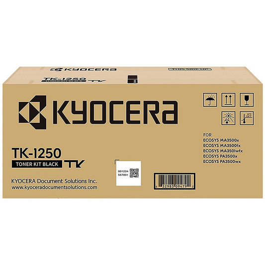 Kyocera TK-1250 Toner Cartridge Black TK-1250