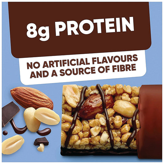 Kelloggs High Protein Almond and Dark Chocolate Snack Bars, 35g, Pack of 16