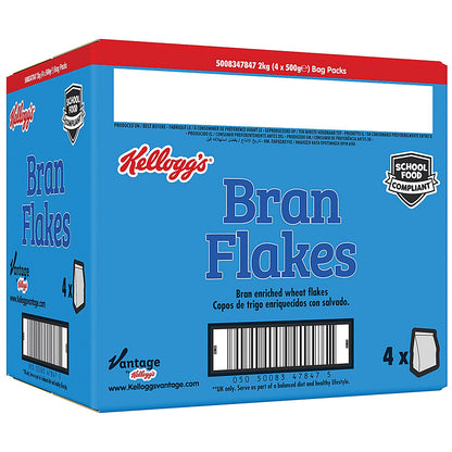 Kellogg's Bran Flakes Bag, 500g, Pack of 4