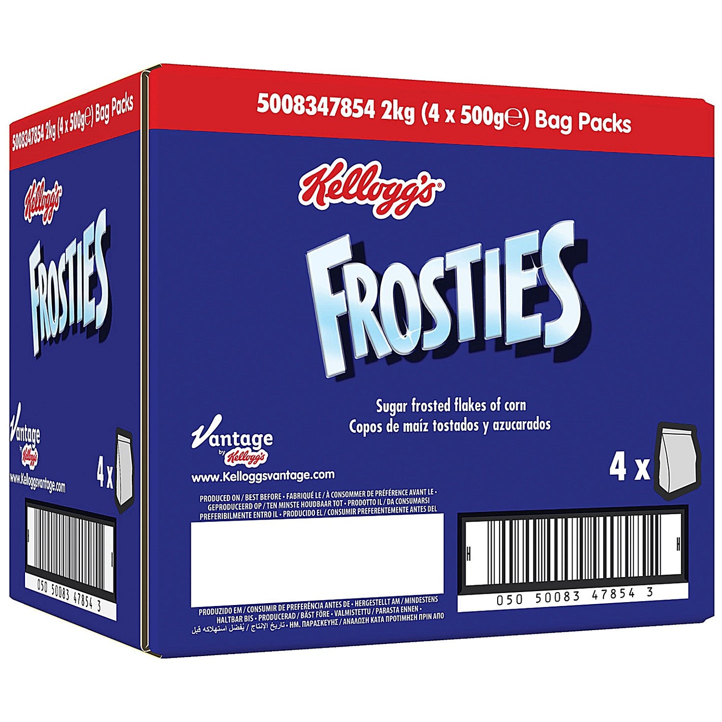 Kellogg's Frosties Bag, 500g, Pack of 4