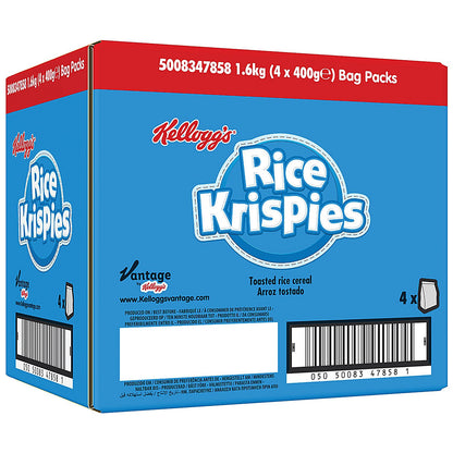 Kellogg's Rice Krispies Bag, 400g, Pack of 4