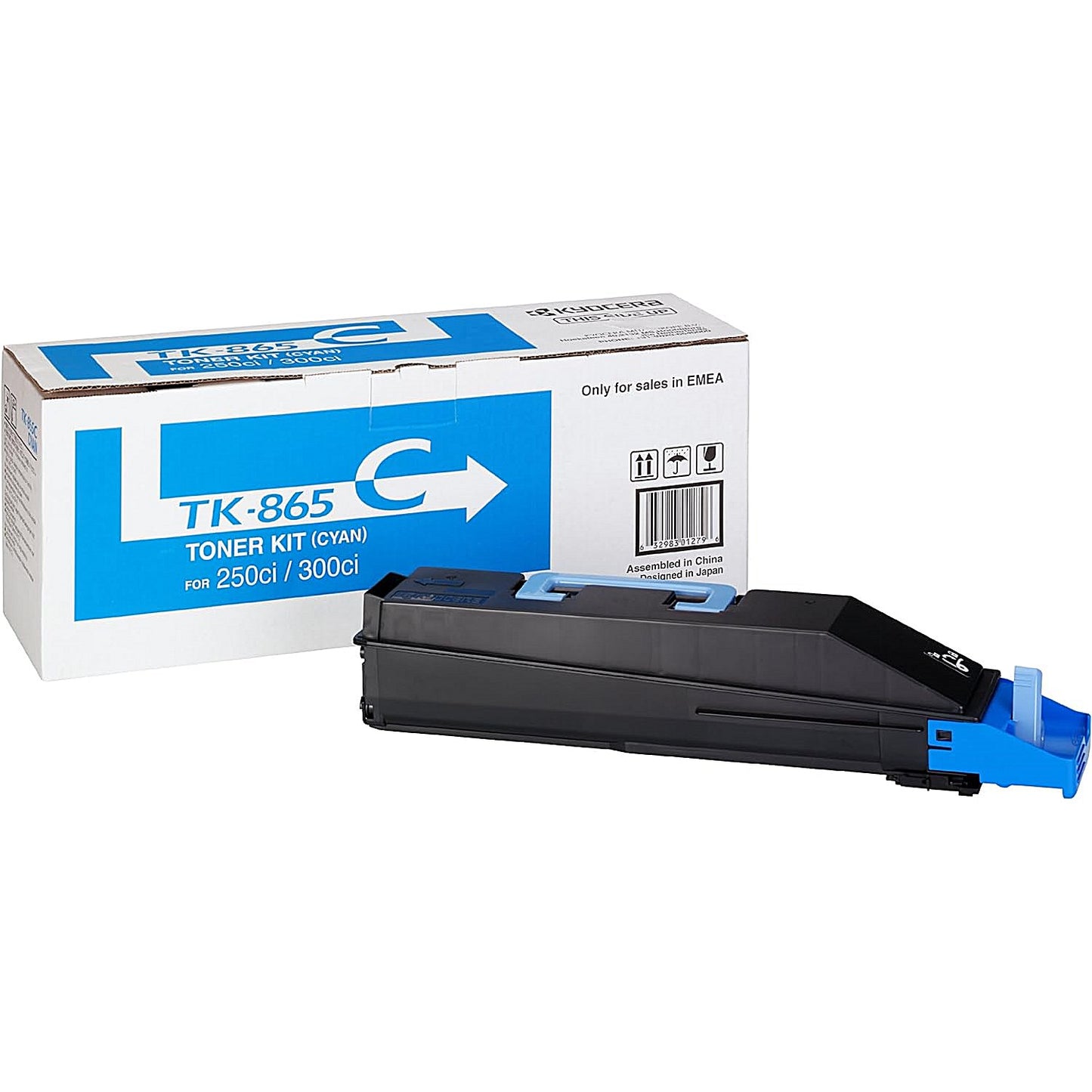 Kyocera TK865C Toner Cartridge Cyan TK-865C