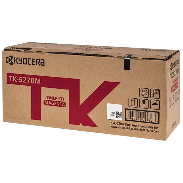 Kyocera TK-5270M Toner Cartridge Magenta 1T02TVBNL0