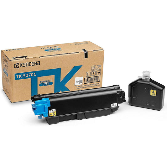 Kyocera TK-5270C Toner Cartridge Cyan 1T02TVCNL0