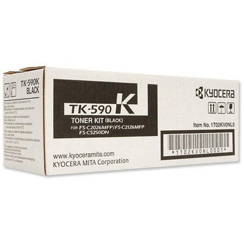 Kyocera TK-590K Black Laser Toner Cartridge
