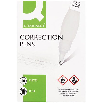 Q-Connect Correction Pen 8ml (10 Pack)