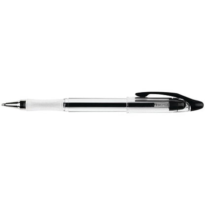 Q-Connect Delta Ballpoint Pen, Black, Pack of 12