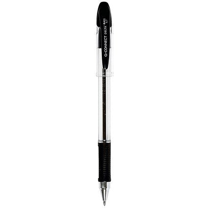 Q-Connect Delta Ballpoint Pen, Black, Pack of 12