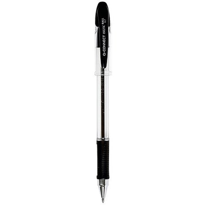 Q-Connect Delta Ballpoint Pen, Black, Pack of 12