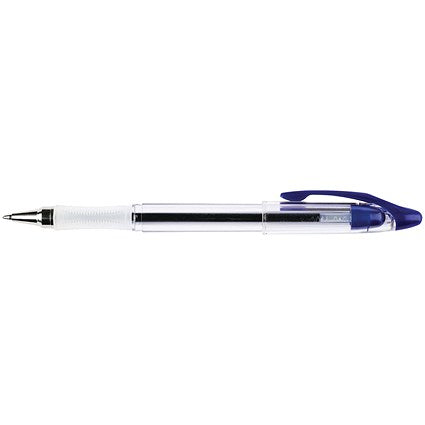 Q-Connect Delta Ballpoint Pen, Blue, Pack of 12