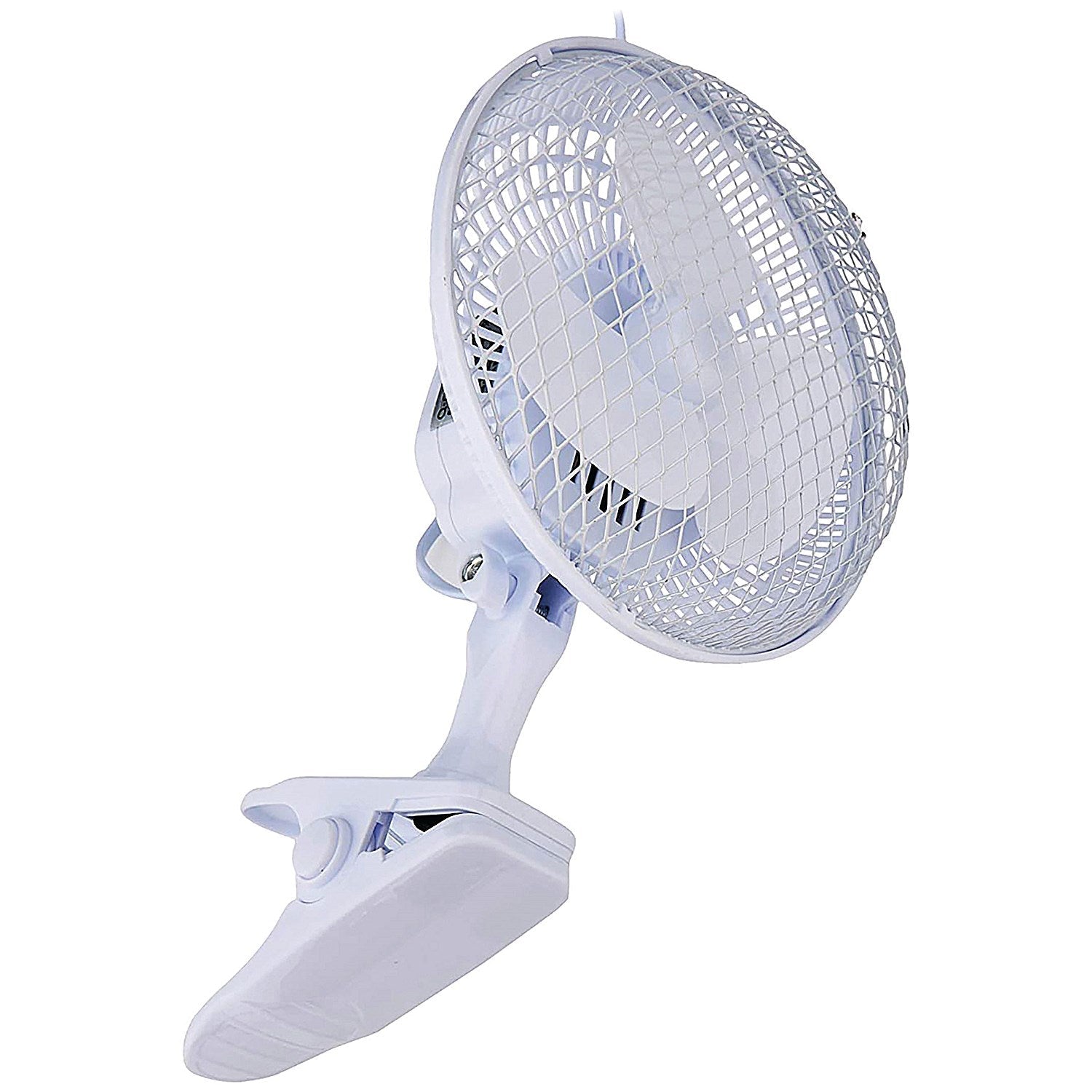 Q-Connect 6 Inch/152mm Clip On Portable Fan White Easy2Order : KF00401