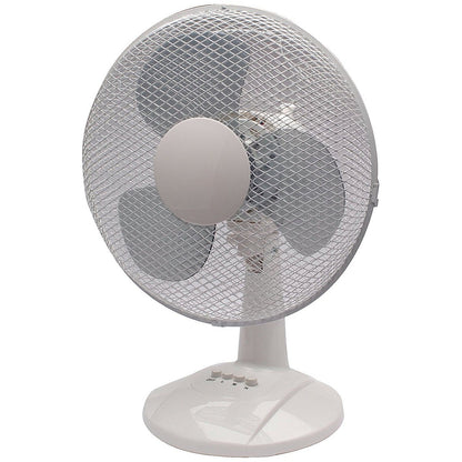 Q-Connect Desktop Oscillating Fan, 3 Speed, 16 Inch Easy2Order : KF00403
