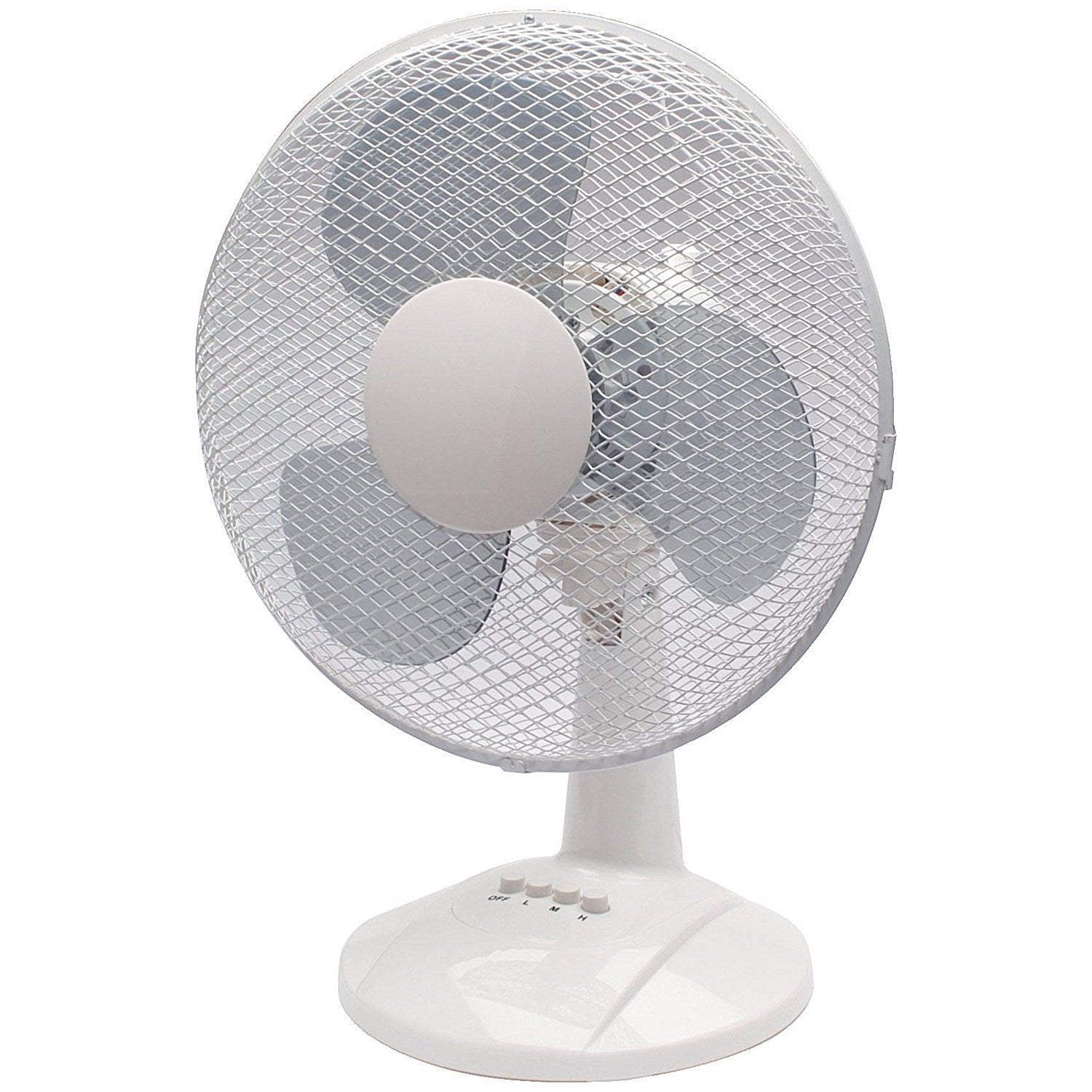 Q-Connect 12 Inch/305mm Desk Fan White Easy2Order : KF00405