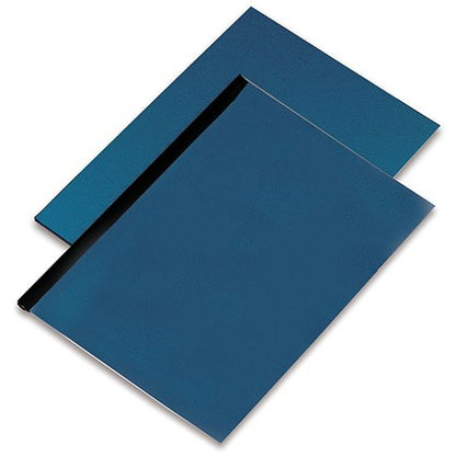 Q-Connect Binding Comb Covers, Leathergrain, Blue, A4, Pack of 100