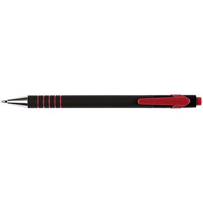 Q-Connect Lamda Ballpoint Pen, Red, Pack of 12