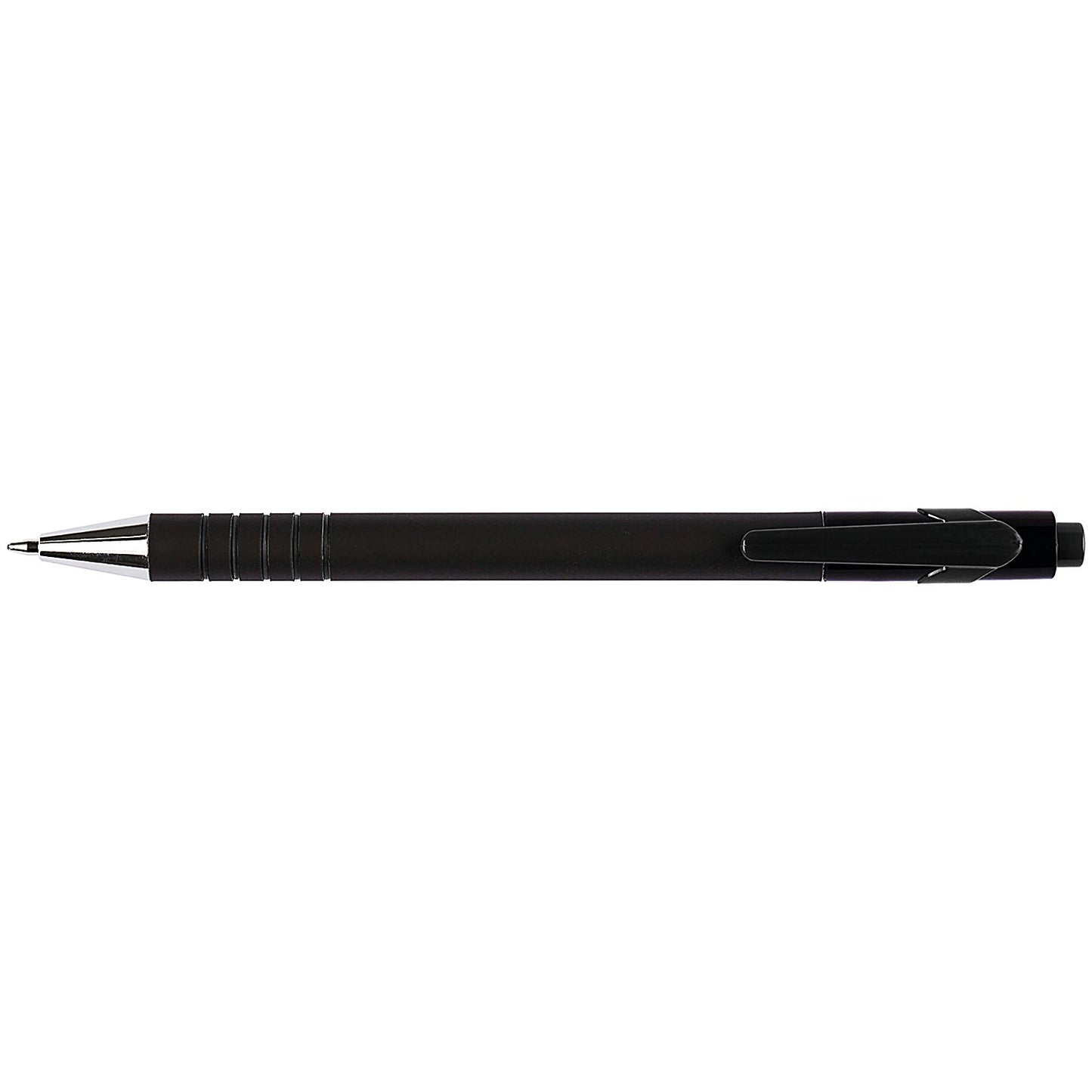 Q-Connect Lamda Ballpoint Pen, Black, Pack of 12