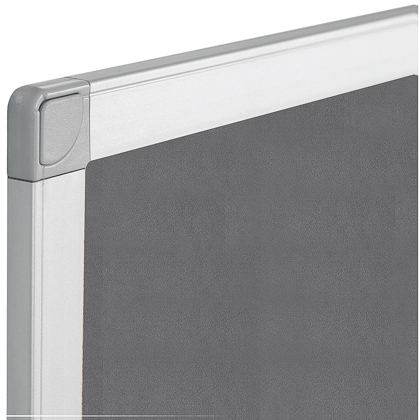 Q-Connect Noticeboard, Aluminium Trim, W1800xH1200mm, Grey