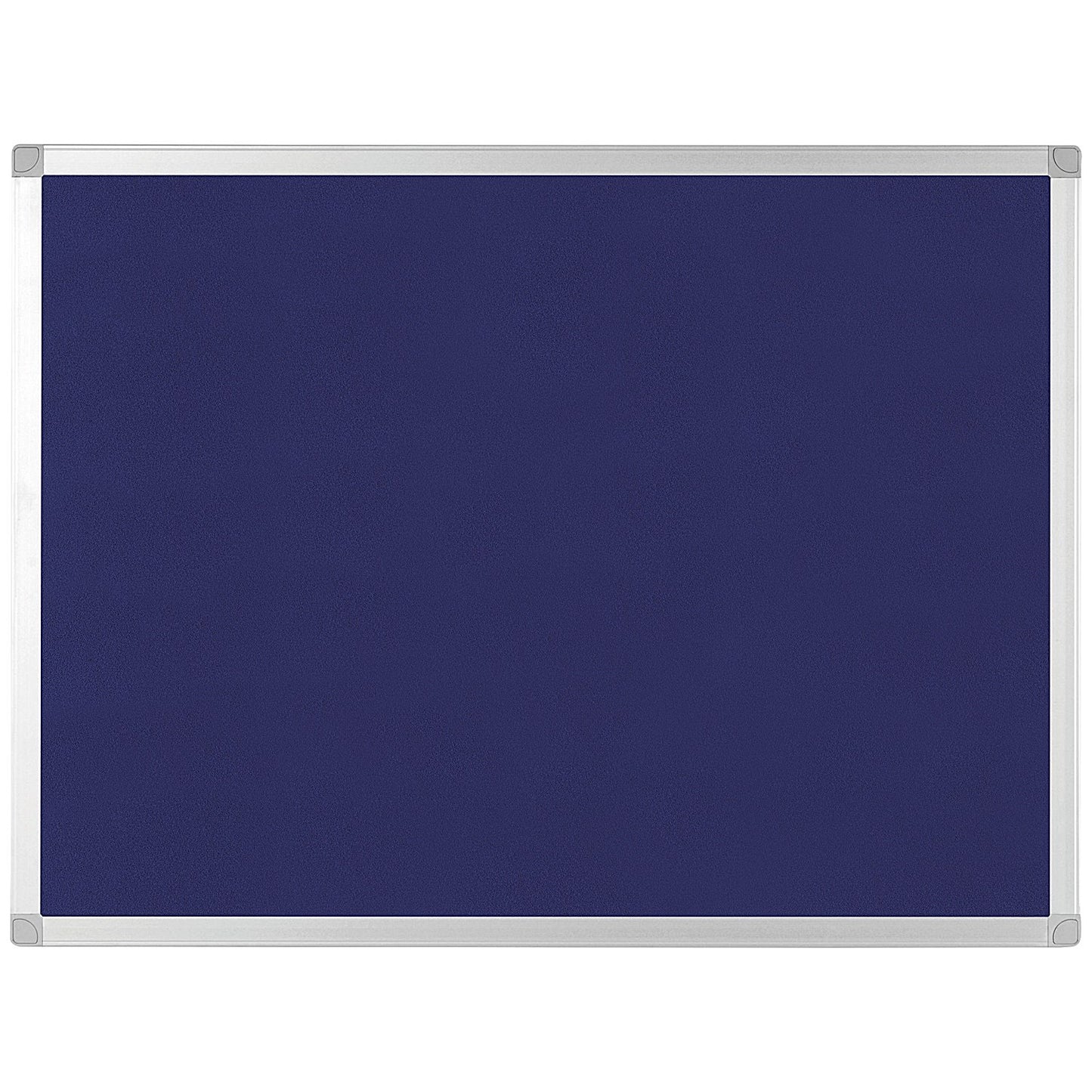 Q-Connect Noticeboard, Aluminium Trim, W900xH600mm, Blue