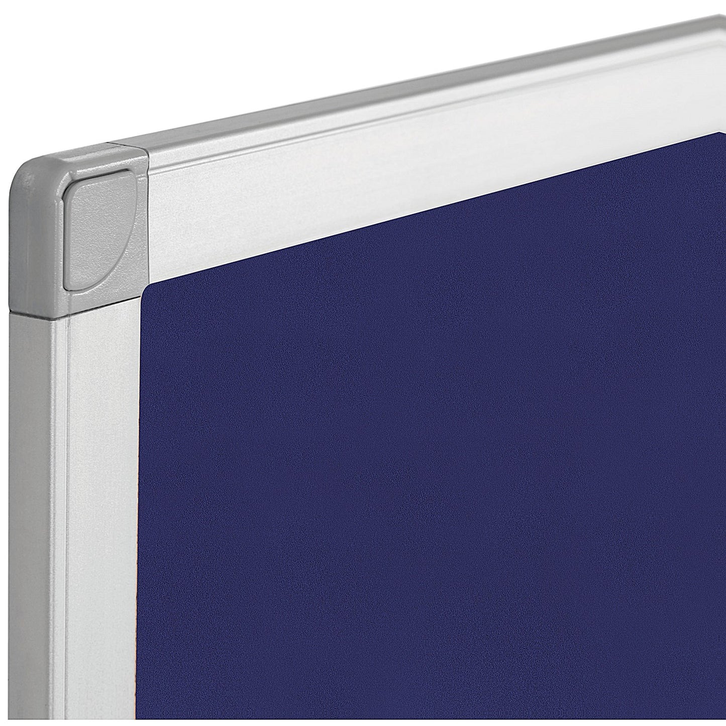 Q-Connect Noticeboard, Aluminium Trim, W900xH600mm, Blue