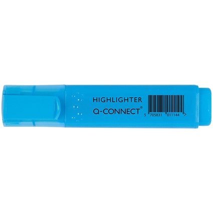 Q-Connect Blue Highlighter Pen (10 Pack)