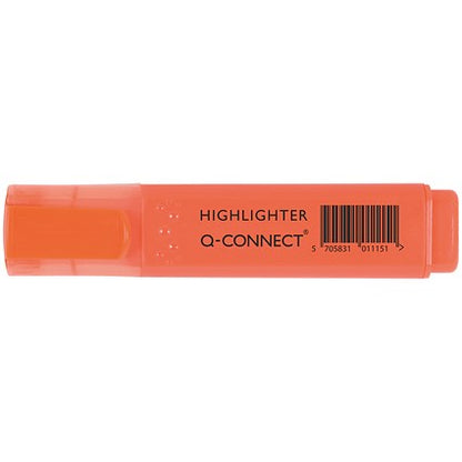 Q-Connect Orange Highlighter Pen (Pack of 10)