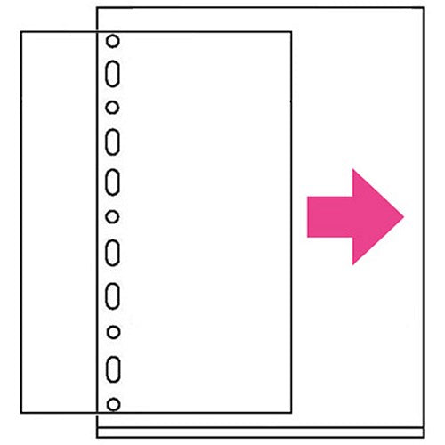 Q-Connect A4 Punched Pockets, 75 Micron, Side Opening, Pack of 25