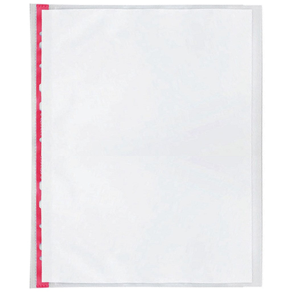Q-Connect A4 Punched Pockets, 75 Micron, Side Opening, Pack of 25