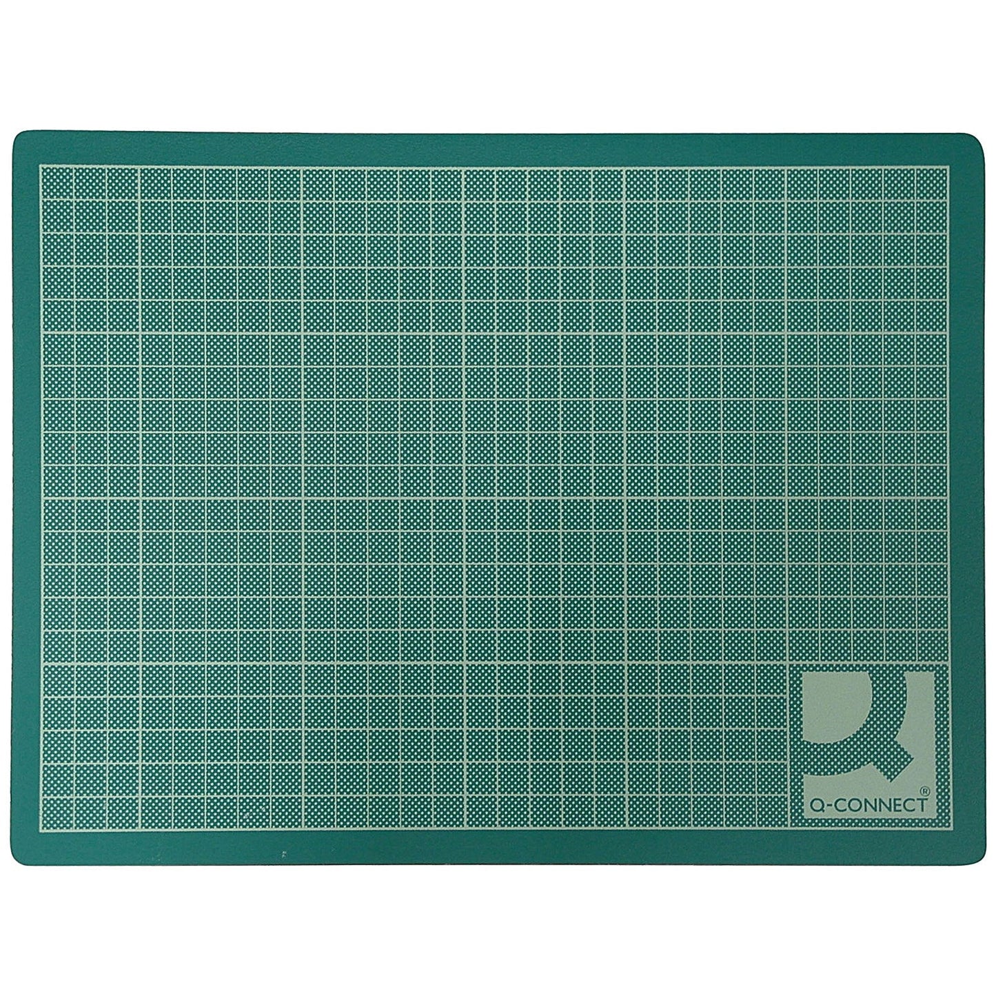 Q-Connect Cutting Mat, Non-Slip PVC, A3, Green