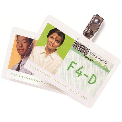 Q-Connect 54x86mm Laminating Pouches, 250 Microns, Glossy, Pack of 100