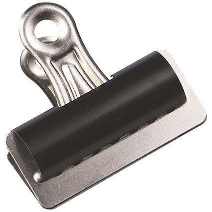 Q-Connect Grip Clip 75mm Black (10 Pack)