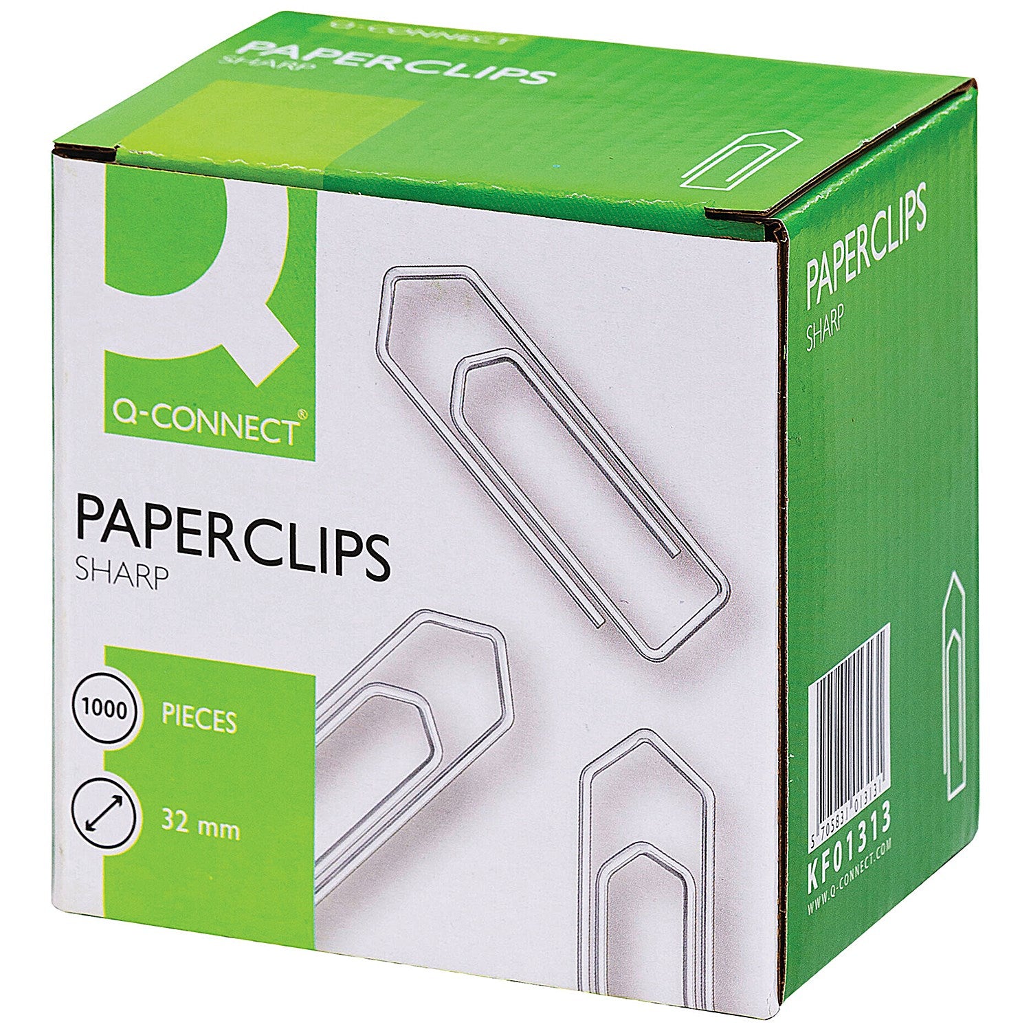 Q-Connect Paperclips No Tear 32mm (Pack of 1000)