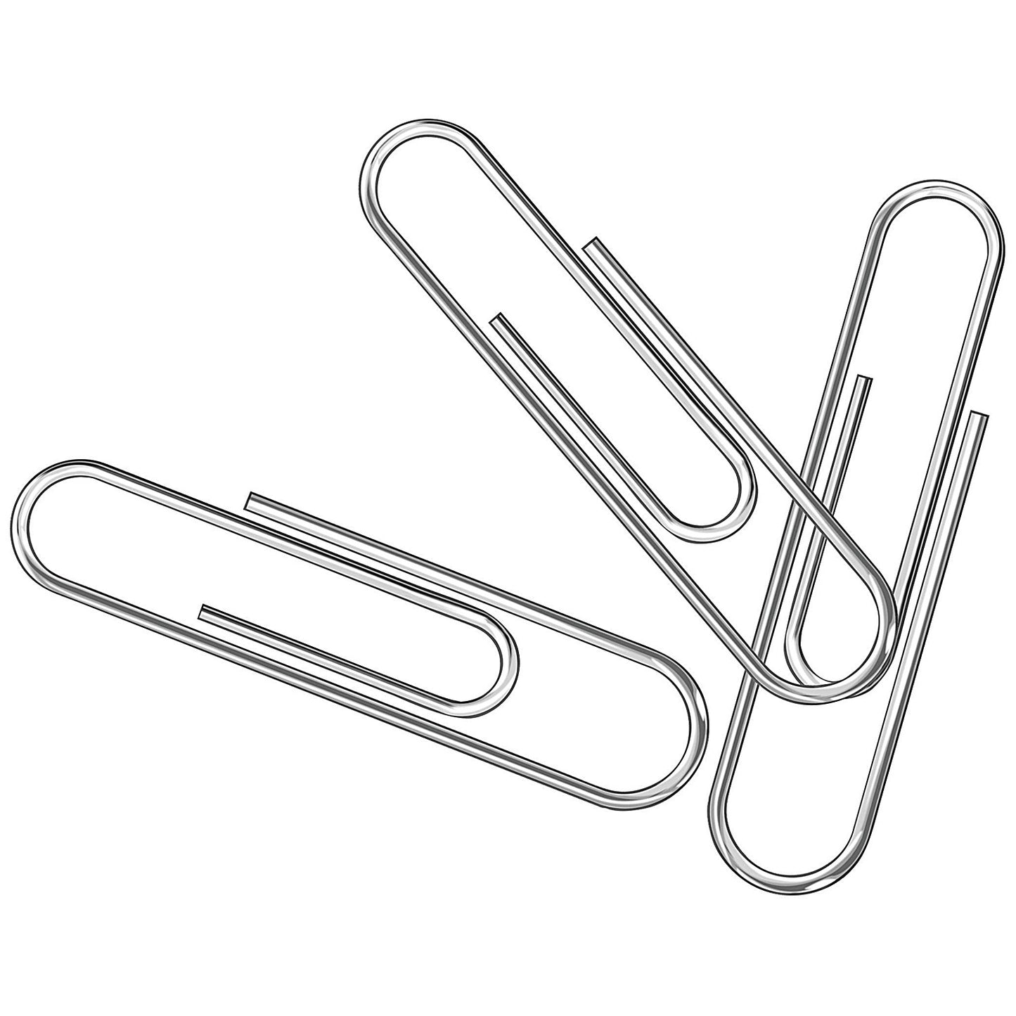 Q-Connect Paperclips Plain 32mm 100 Per Box (10 Pack)
